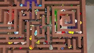 Aheno Nextbots Aka Manto And Auughh Nextbots Yoshie In Big Maze  