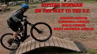 Winman Baby! We had time on our trip to hit the trails at WinMan.