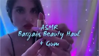 ASMR Gum Chewing Bargain Beauty Haul 💄💅🏻Items for Future Videos 💋🎀🍬