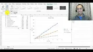 How to make a line graph in Excel (scientific data) - UPDATE