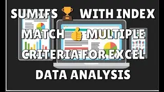 Sumifs🏆 with Index Match 👍Multiple Criteria for Excel Data Analysis