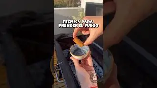 TÉCNICA PARA PRENDER EL FUEGO 🔥 #asado