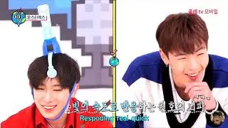 [Eng Sub] [MONSTA X] Crazy 'Insider Capability' Test (ft. Brain waves)