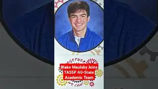 Blake Maulsby, Allen High senior, selected for TASSP All-State Academic Team! Congrats!