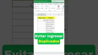 ❌Avoid entering DUPLICATE DATA in Excel 