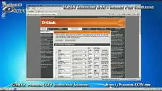 Port Forwarding on D-Link Router for DVR-7000 Series H.264 Standalone DVRs