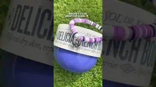 I had to 😭 #blowup #spiders #soldejaniero #purplecream #funny #joke #beadedbyjessxo #bracelet