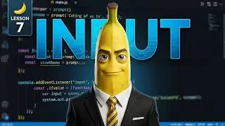 7 - How to get data from an input field (input value in JavaScript) | JS lessons
