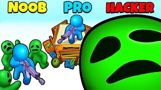 NOOB vs PRO vs HACKER - Zombie Defense