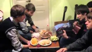 Песня под гитару   Ночь за окном (авторская)