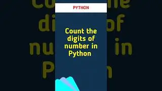 Count the digits of number #shorts #viral #trending #pythonprogramming