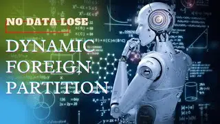 HOW DO I SAVE ( DYNAMIC FOREIGN PARTITION ) WITHOUT DATA LOSE ?