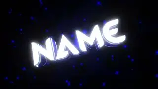 3D BLUE INTRO TEMPLATE