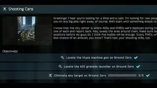 Shooting Cans (new ground zero task) PL