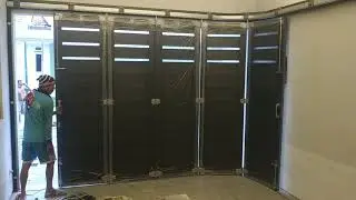 REL PINTU BESI GARASI WINA SS 5 DAUN PINTU