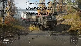 SnowRunner: Azov 5319 (KAMAZ 6560M) Realism Tweak by GX
