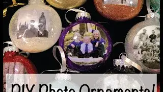 DIY: How to make Christmas Photo Ornaments