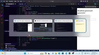 Create a Random Password Generator using Html & Javascript