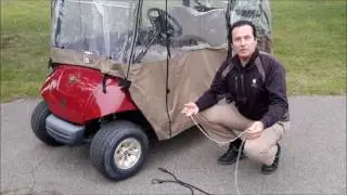 Adding Bungee Cords to EZ Mag's Yamaha Drive Golf Cart Cover