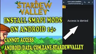 CARA PASANG MODS DI STARDEW VALLEY ANDROID OS 14+ || TIDAK BISA AKSES "Android/Data" || SOLVED!!!