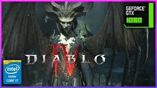 Diablo IV  | GTX 1080 8GB & I7 7700K  - MAXED OUT SETTING - Nvidia Driver 551.86