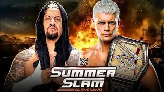 Cody Rhodes Vs Solo Sikoa Summerslam 2024 WWE2K24