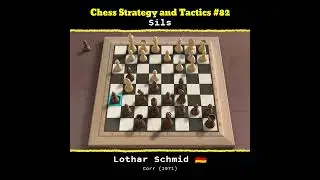 Chess Strategy and Tactics #82 | Sils Vs Lothar Schmid 🇩🇪 #catur #chess #game #checkmate #chessgame