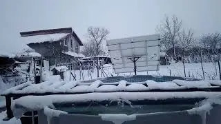 A venit primavara cu zapada !