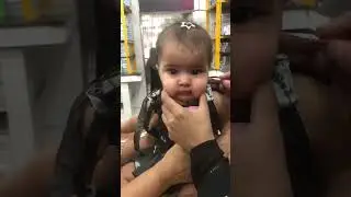 Mere baity ki ear piercing l seven months old baby ears piercing