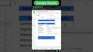 Rand between in google sheet | Randbetween function in google sheets
