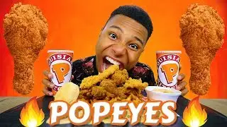 HUGE POPEYES MUKBANG