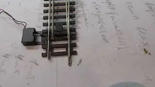 миниатюрный стрелочный привод на макет масштаба 1/87 своими руками