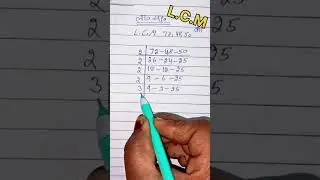 LCM nikalna shikhe | LCM nikale | lasa masa| LCM bhag | #shorts #mathstriks #maths  #Lcm