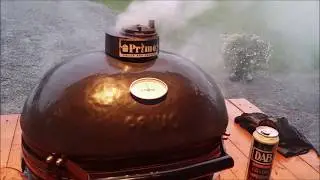 Primo Oval LG 300 with home made built stand.