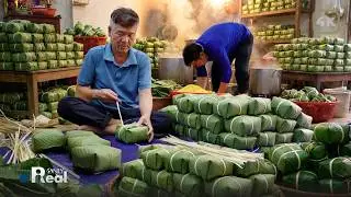 How a Traditional Vietnamese Lunar New Year Cake Is Made by Hand | 4K