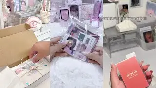 packing kpop photocards || asmr douyin tiktok compilation 🍻