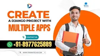 Create a Django project with multiple apps in Telugu | Django Tutorials | Django Framework