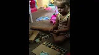 Maya and her puzzle