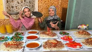 الاسعار نااار😰عملتلهم الفطار ابو 20جنيه⁉️ وبلاها بقى اللحمه وفراخ 👌😋