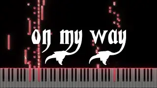 On my way| Piano| Tutorial | Synthesia | Visualization | Piano Particles | @Huesic @Synthesia @Piano