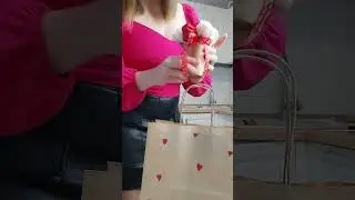 Красивая упаковка букета. Как сделать такой букет есть в предыдущем видио#tiktok #shorts