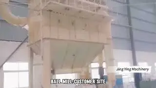 Ball mill customer site #ballmill #mill #powder #money