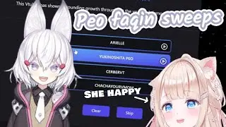 Tenma voting Peo on stream made her really happy