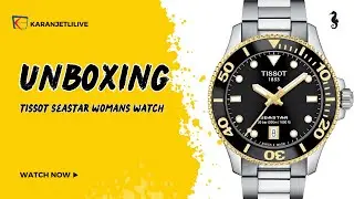 unboxing tissot seastar ladies watch T120.210.21.051.00