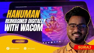 Hanuman Reimagined Digitally With Wacom !!