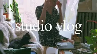 Studio vlog | My own lil Art Summer Camp!