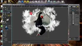 (Part1) How to make a city photomanip in GIMP