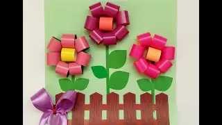 Аппликация своими руками на 8 марта#