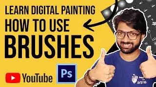 How to Use Brushes | Digital Painting Tutorials for Beginners | Learn In Hindi