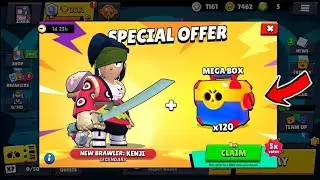 WOOW!!🔥 NEW LEGENDARY BRAWLER 1900 CREDITS!! LEGENDARY FREE GIFTS! BRAWL STARS UPDATE REWARDS!!!